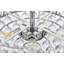 Luminaire suspendu bol unique à 5 lumières avec accents de cristal Abel-2097298378-2097298377
