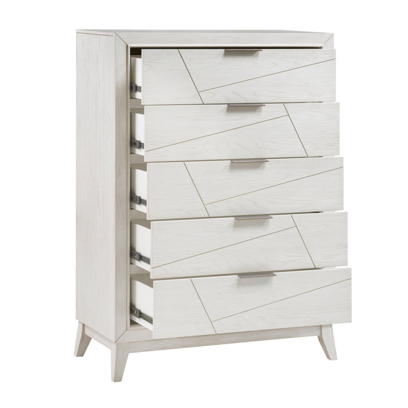 Commode blanche moderne moderne, commode blanche
