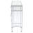 Duchess 5-Drawer Mirrored Storage Accent Cabinet Silver