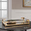 Plateau rectangulaire en miroir