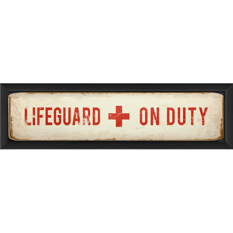 « lifeguard on duty ii », art textuel encadré