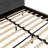 Brayden-Lee Full Size Wood Bed Frame with Upholstered Headboard