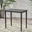 Table de bar d'extérieur minimaliste gris foncé, en bois, table en bois - gris, pour le jardin et l'extérieur, 41 po de hauteur, assemblage requis
