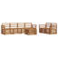 253cm Wide Patio Sectional Set