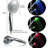 Juno Water-Powered Color-Changing LED Dual Shower Head – Wall Mount with 3-Way Diverter