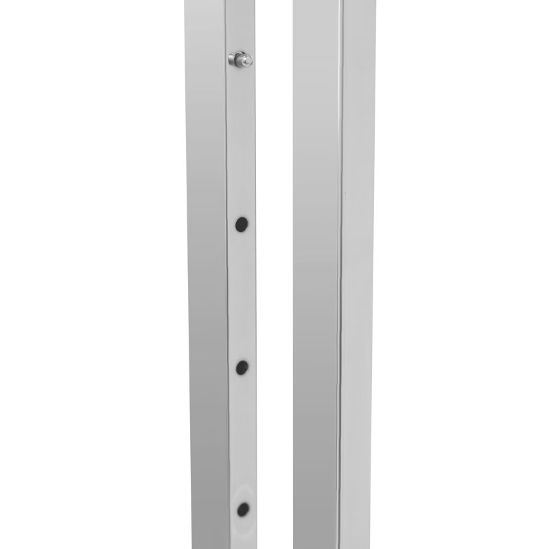 Porte-vêtements avec roulettes, Argent argent