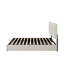 Grand lit plateforme tapissier avec système de rangement hydraulique