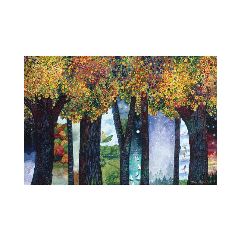 Reproduction sur toile tendue «Inb entre places II», H 12 po x l 18 po x 1,5 po, Toile tendue