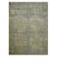 Mystique Lucci Hand-Knotted Wool/Silk Area Rug in Gold/Gray-69840920