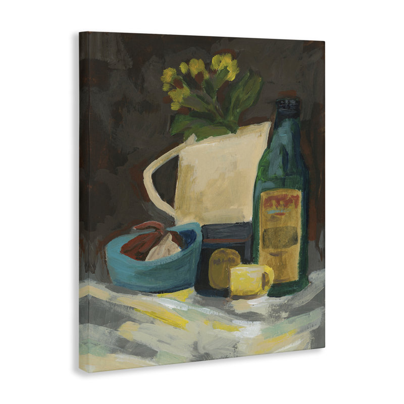 Impression sur toile, "Impression de nature morte" par June Erica Vess, H 40 po x l 30 po