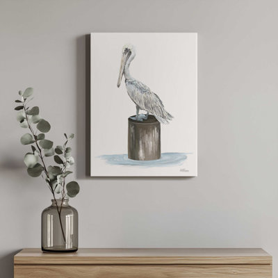 «Pelican Side Eye» par Cat Thurman Designs, reproduction d'art