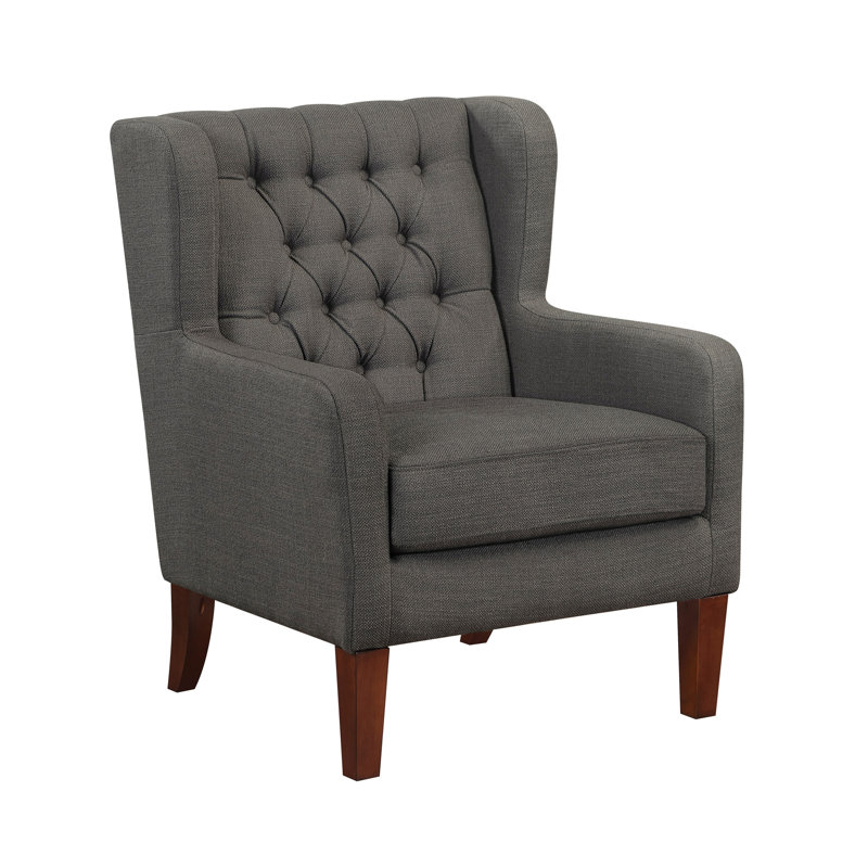Fauteuil à oreilles Classic, Gris foncé
