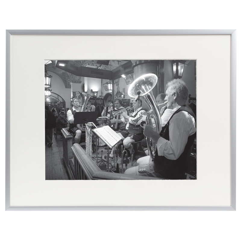 Metal Picture Frame, 12" x 16", Silver