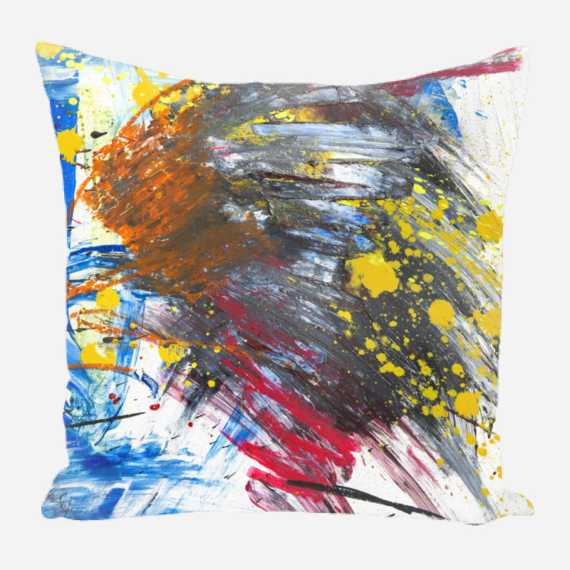 Linen Square Pillow Cover & Insert, 21" x 21"