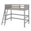 Lit mezzanine en bois massif avec échelle-1488533692