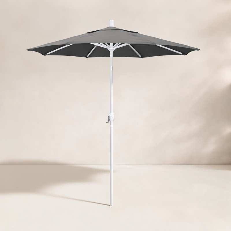 Parasol de marché 7,5', Blanc, Pacifique, Palmier - Pacifica