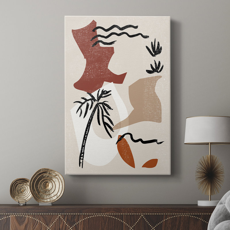 Soft Palms II - galerie sur mesure, H 36 po x l 24 po