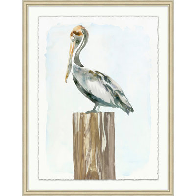 Painted Pelican 2 Print