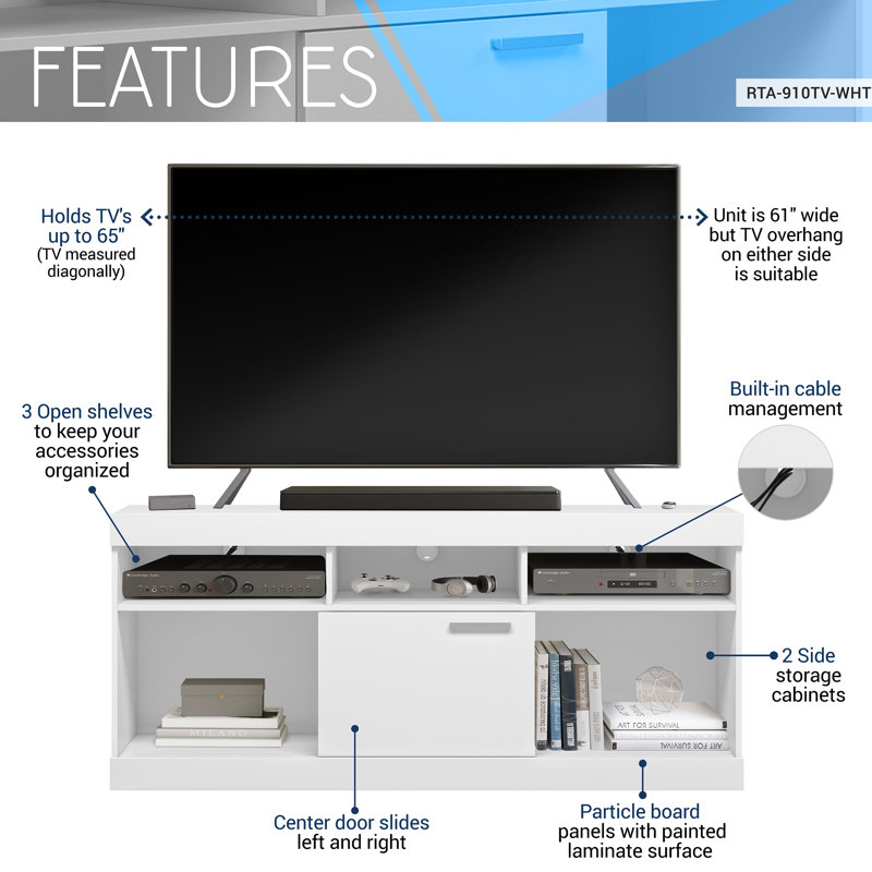 Entertainment Stand for TVs Up to 65"