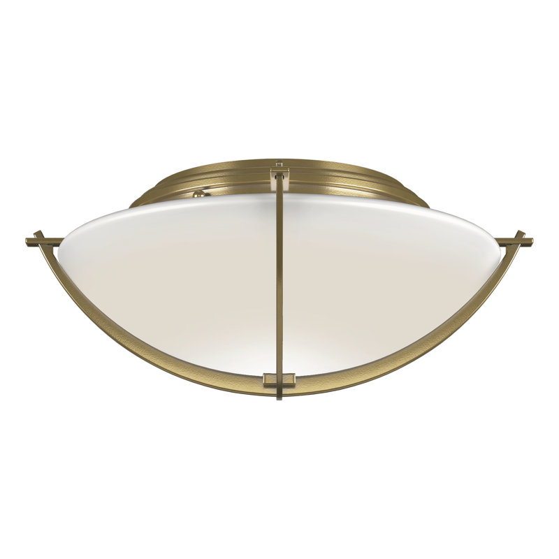 Compass 2 - Light Flush Mount, Modern Brass