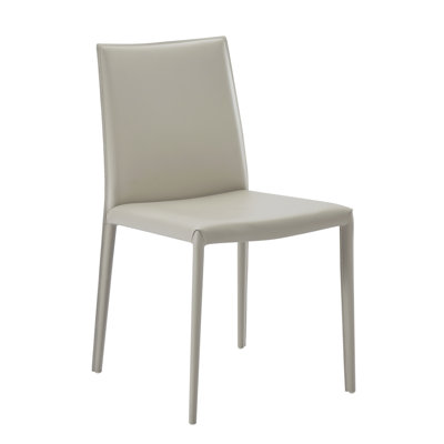 Chaise rembourrée en cuir Kurland Sperazza