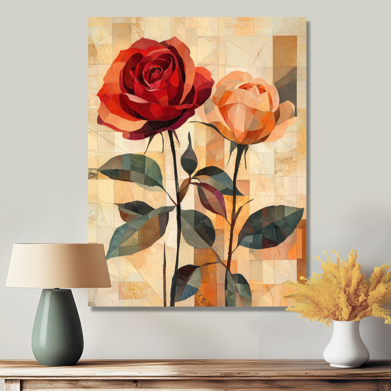 «Botello», reproduction d'art sur toile florale, H 40 po x l 30 po, Toile tendue, Ne s’applique pas