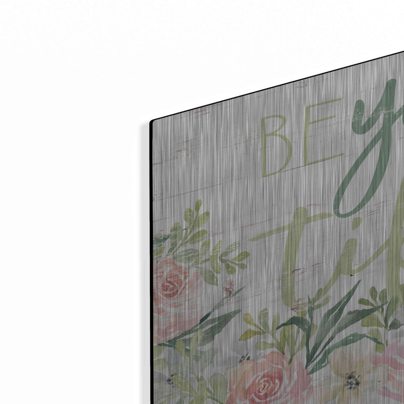 «Floral Be You Torable» par Cindy Jacobs, art mural en métal, 16 po x 12 po, H 12 po x l 16 po