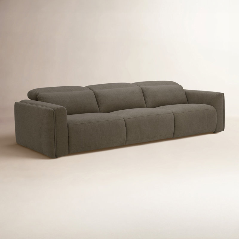Wilder Power Recliner Sofa Soft Taupe, Tan