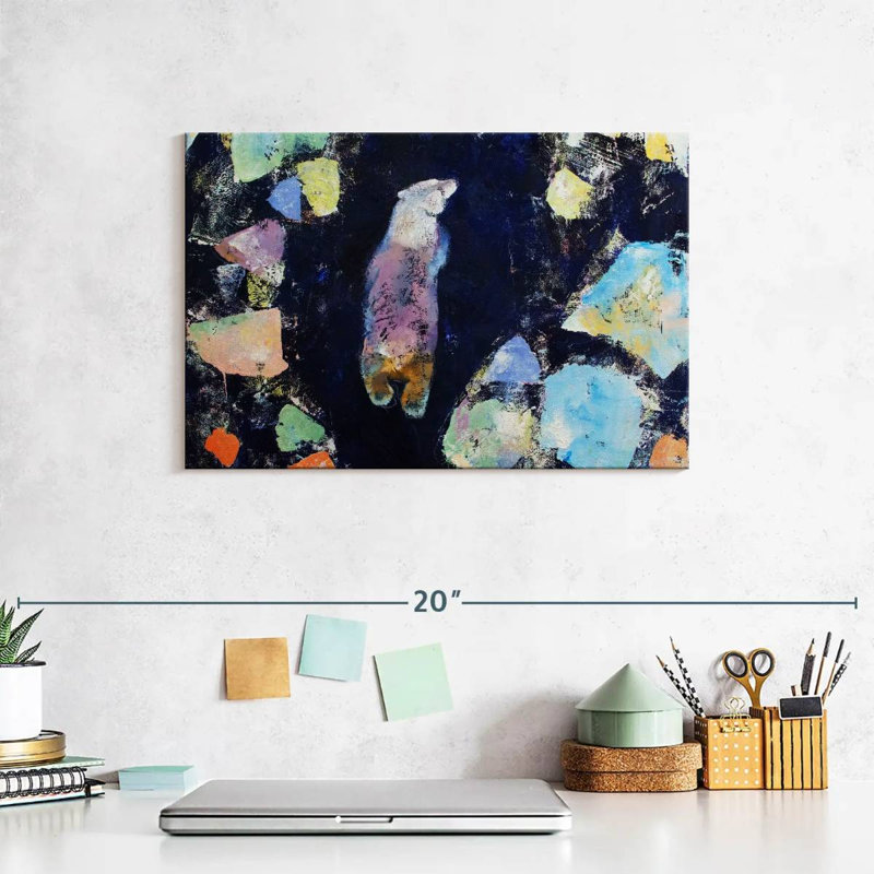 Brampt Polar Bear Journey, 8" H x 12" W