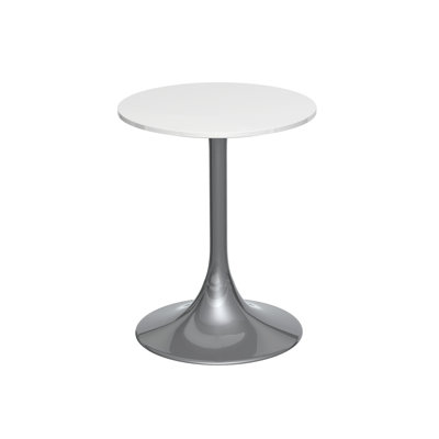 Clarke County Glass Top Pedestal End Table