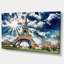 Vue magnifique sur la Tour Eiffel - reproduction de photo sur toile tendue-33219640-18440868