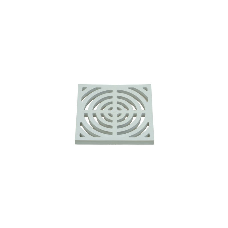 Grille de drain de plancher 9 po x 9 po seulement