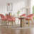 Velvet Dining Chairs Set Of 4, Modern Accent Chairs With Hollowed Back, Living Room Chairs Upholstered Side Chair With Golden Metal Legs For Dining Room Kitchen Vanity-325631299