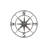 Metal Compass Wall Décor-1233330070-1304470088