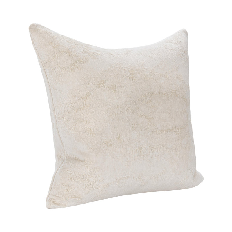 Antique Elegance Square Pillow Cover, Ivory
