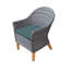 Vienna Wicker Outdoor Dining Armchair-1880251511-1889086308