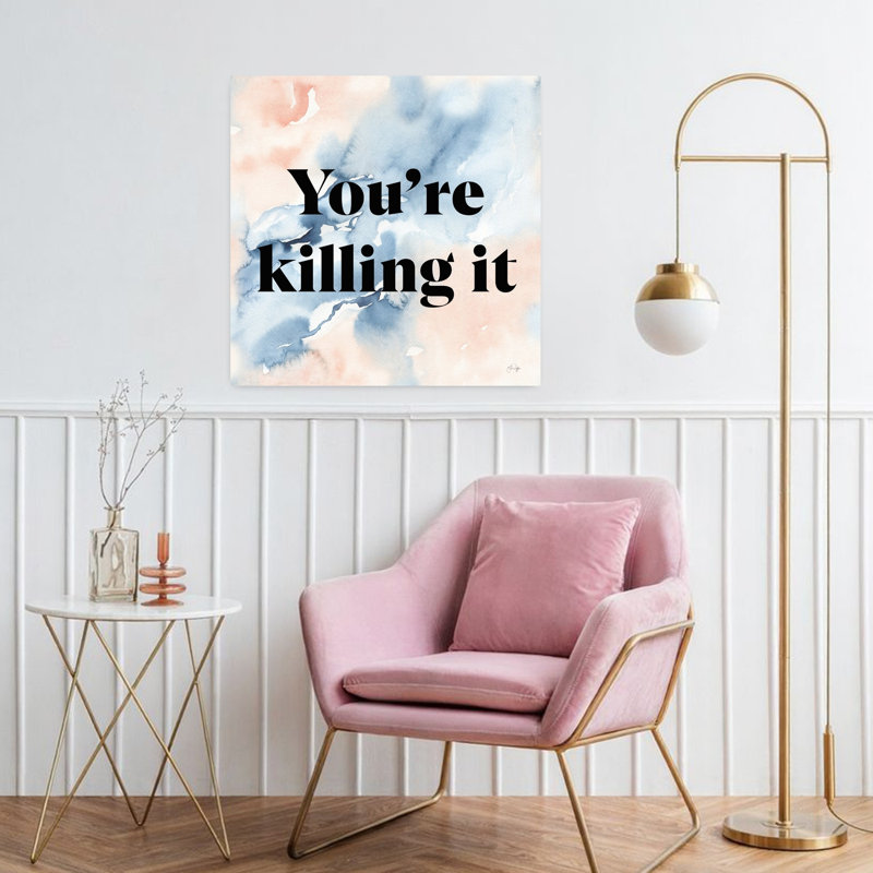 «It's Killing It», art contemporain abstrait, H 32 po x l 32 po