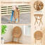 Table de bout d'extérieur pliable en bois d'acacia massif 26 po x 27 po 180 LBS