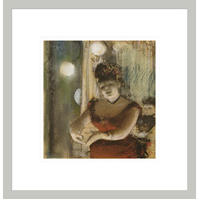 «Singer in a Café» par Edgar Degas, impression giclée encadrée
