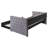 Grey Upholstered Twin Daybed With Trundle