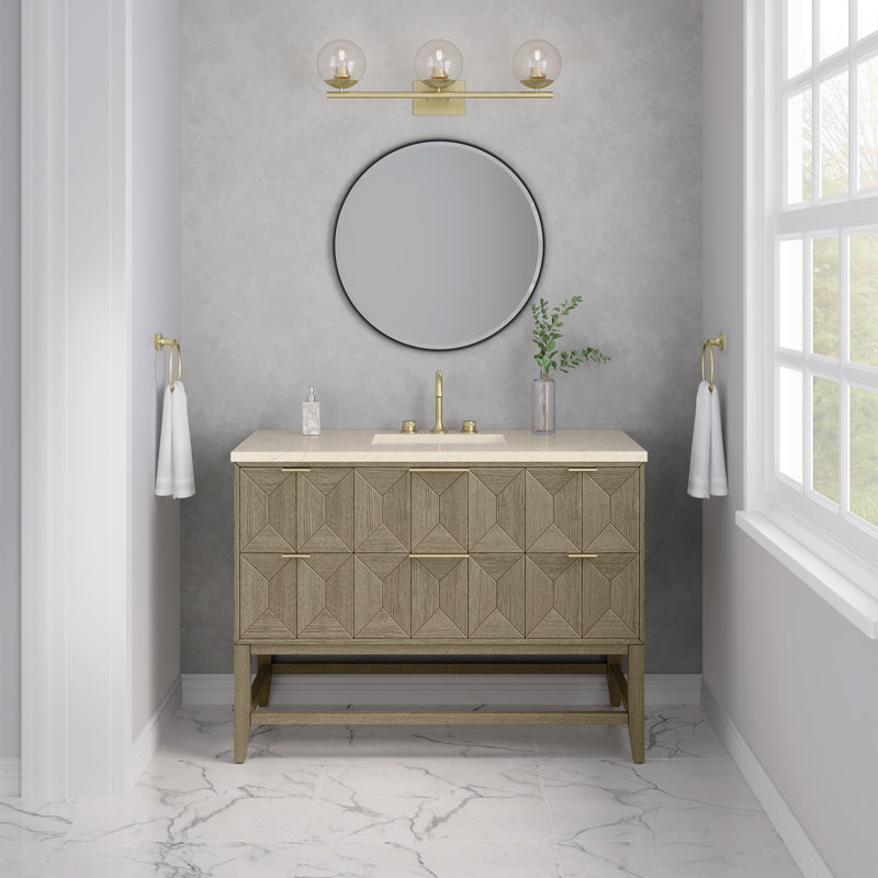 Emmeline 48'' W Single Vanity, Ethereal Noctis, 8" Widespread