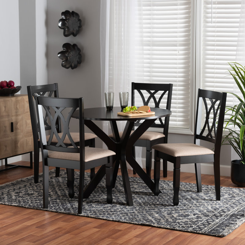 Ensemble repas pour 4 personnes Lavoie, Beige