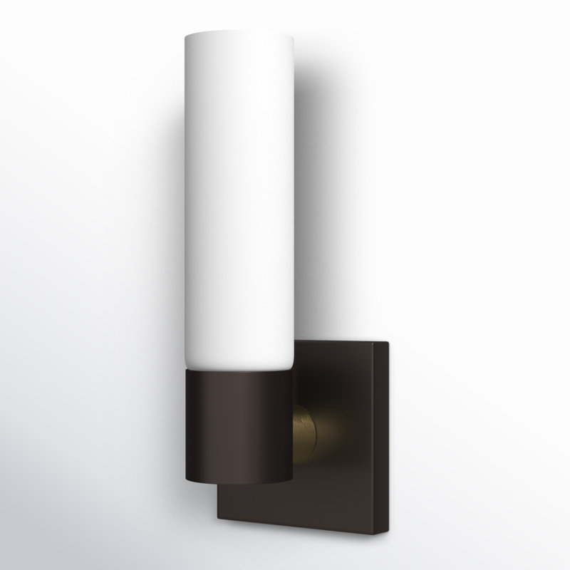 Fulton Steel Armed Sconce, Bronze