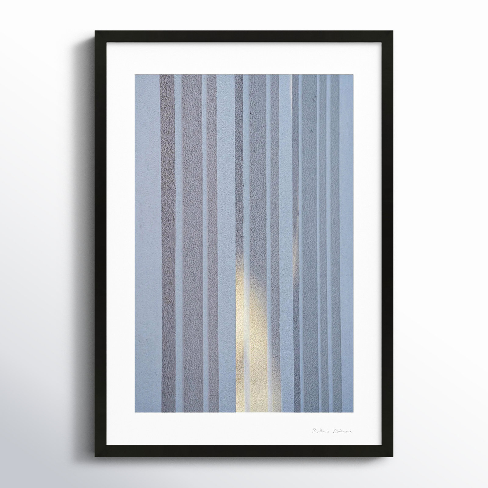Ludvig "Sun and Concrete 2" Photo Print, Black, 20" H x 14" W x 1.25" D