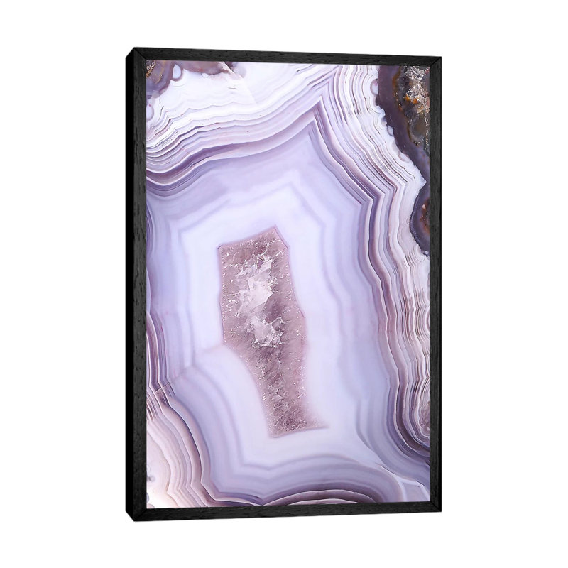 Agate by Sisi & Seb - Gallery-Wrapped Canvas Giclée on Canvas, Black Floater Frame