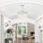 Modern 4 - Light Tiered Crystal Chandelier Dimmable