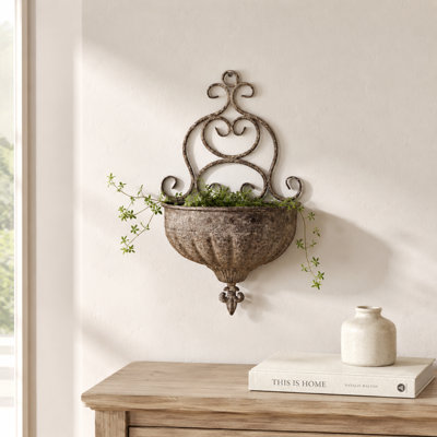 Farmhouse Metal Wall Planters