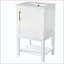 Meuble-lavabo avec lavabo, armoire de salle de bain avec porte à fermeture douce, support de rangement et tablette ouverte (robinet non inclus)-1815745129