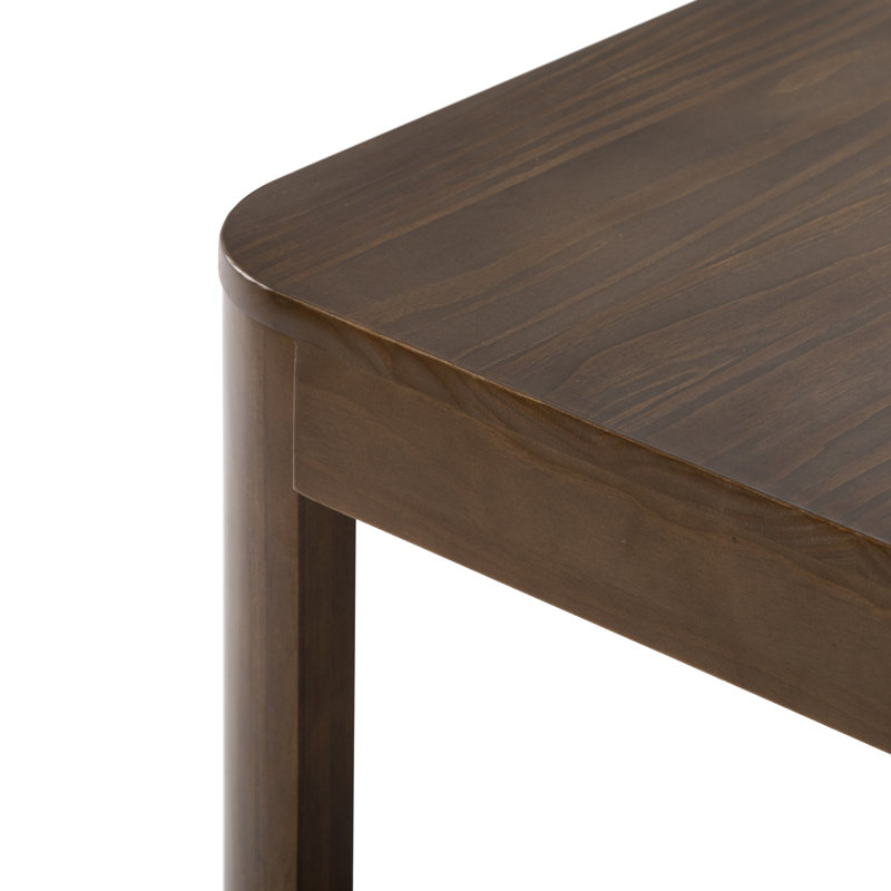 Toriano Solid Wood Single Coffee Table, Walnut, 15" H x 48" L x 24" W