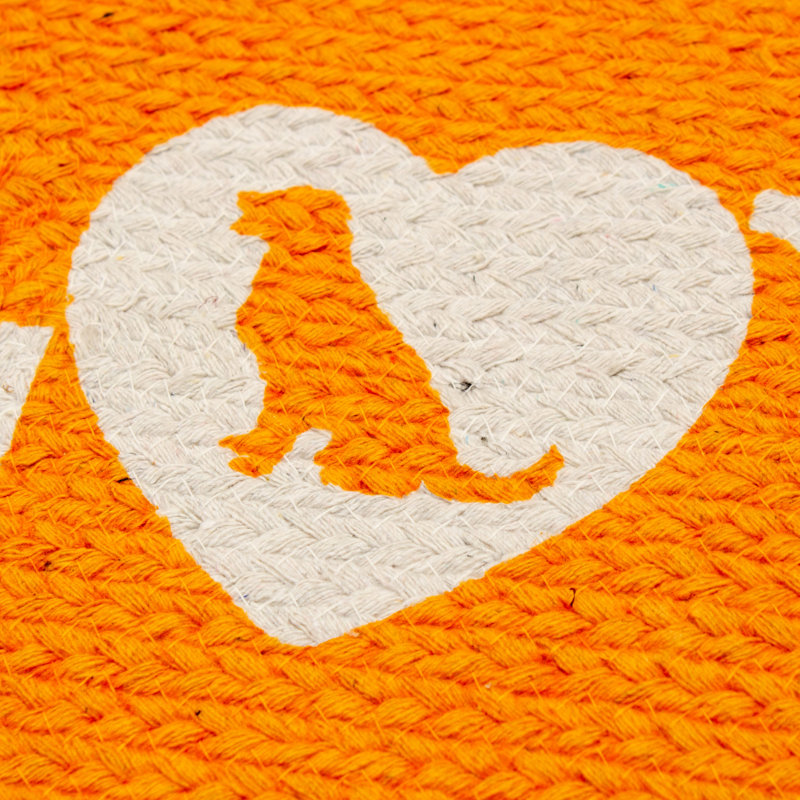 Tapis décoratif pour chien Love
